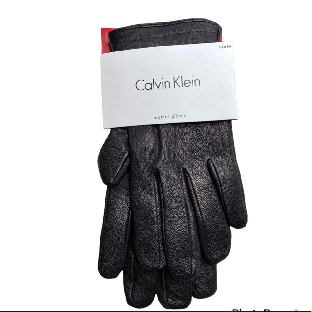 🦖CALVIN KLEIN QUILTED CUFF GLOVES 🧤